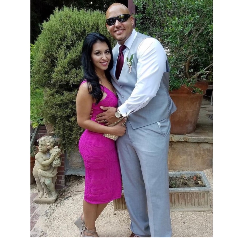 Bebe Fuschia Dress